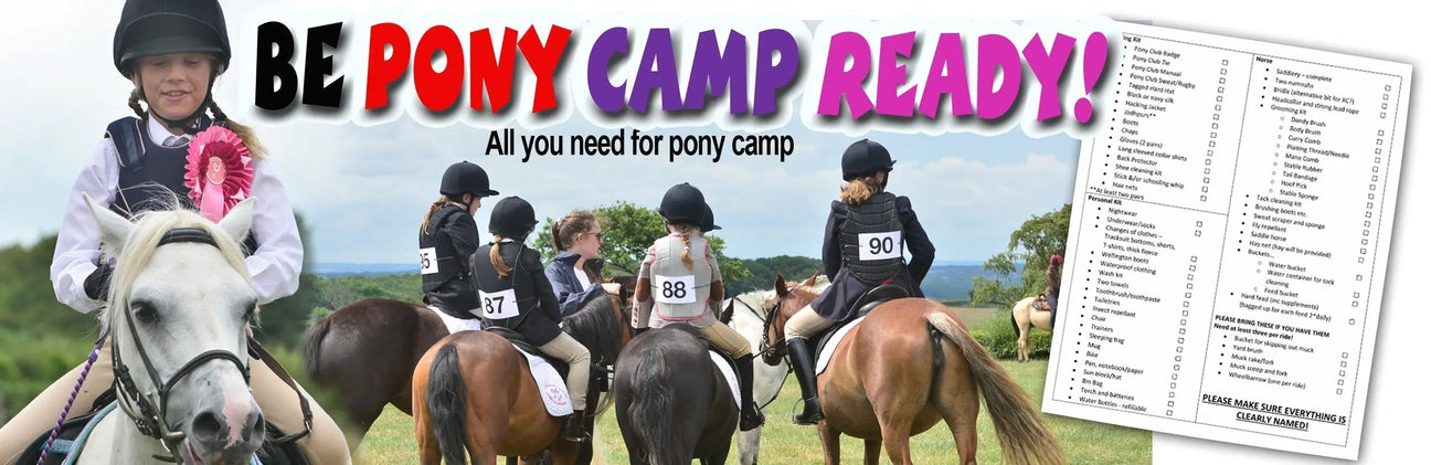 Pony Camp Check List Barnstaple Equestrian Supplies