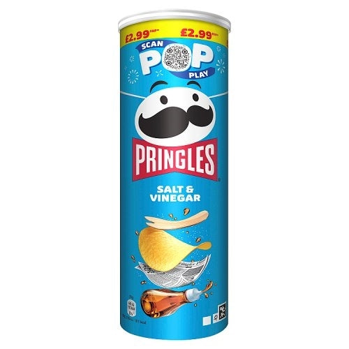 Pringles Salt & Vinegar 165g