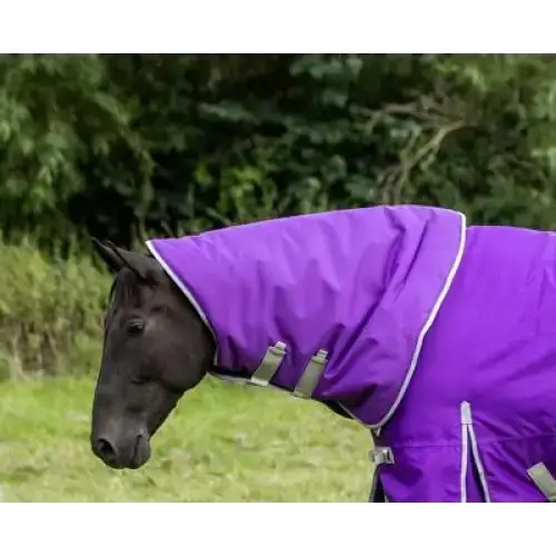 Swish 100g Purple Turnout Rug Neck Cover X-Small Turnout Rugs