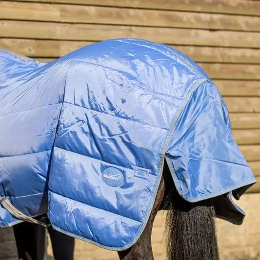 Swish 100g Stable Rug With Detachable Neck - Cornflower 4'3 Stable Rugs