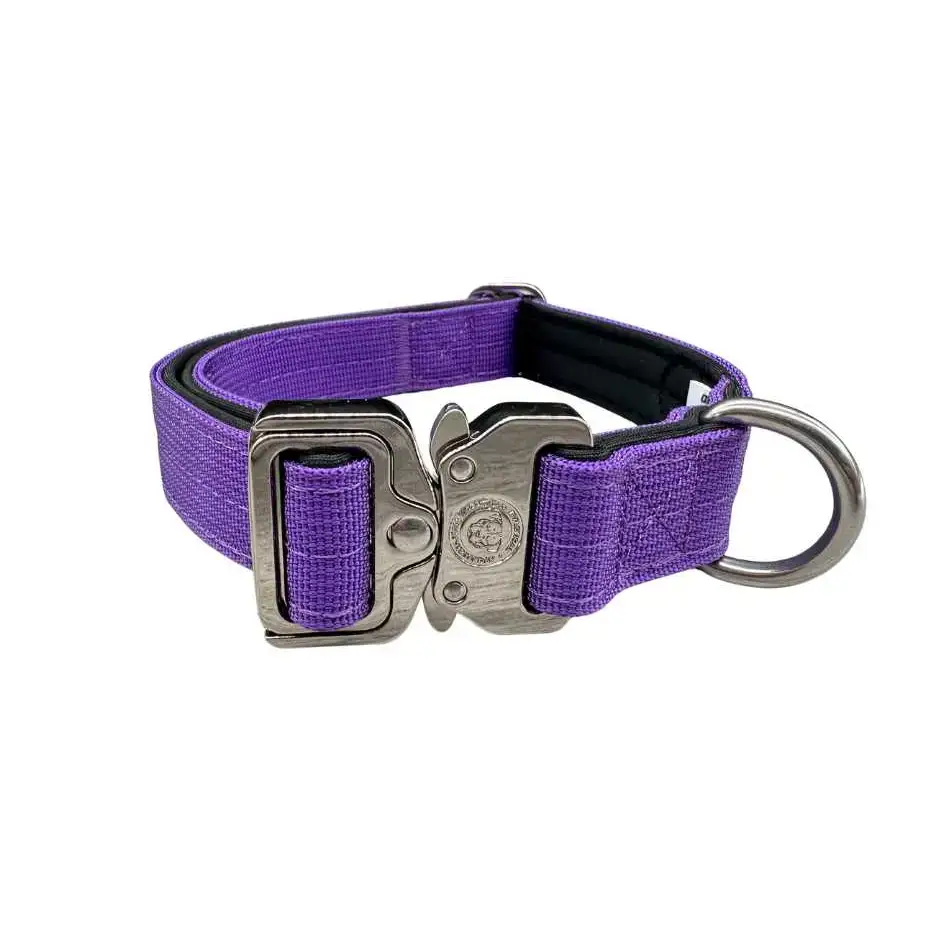 2.5cm Nylon BTactical™ Collar | Lavender Purple Small Dog Collar