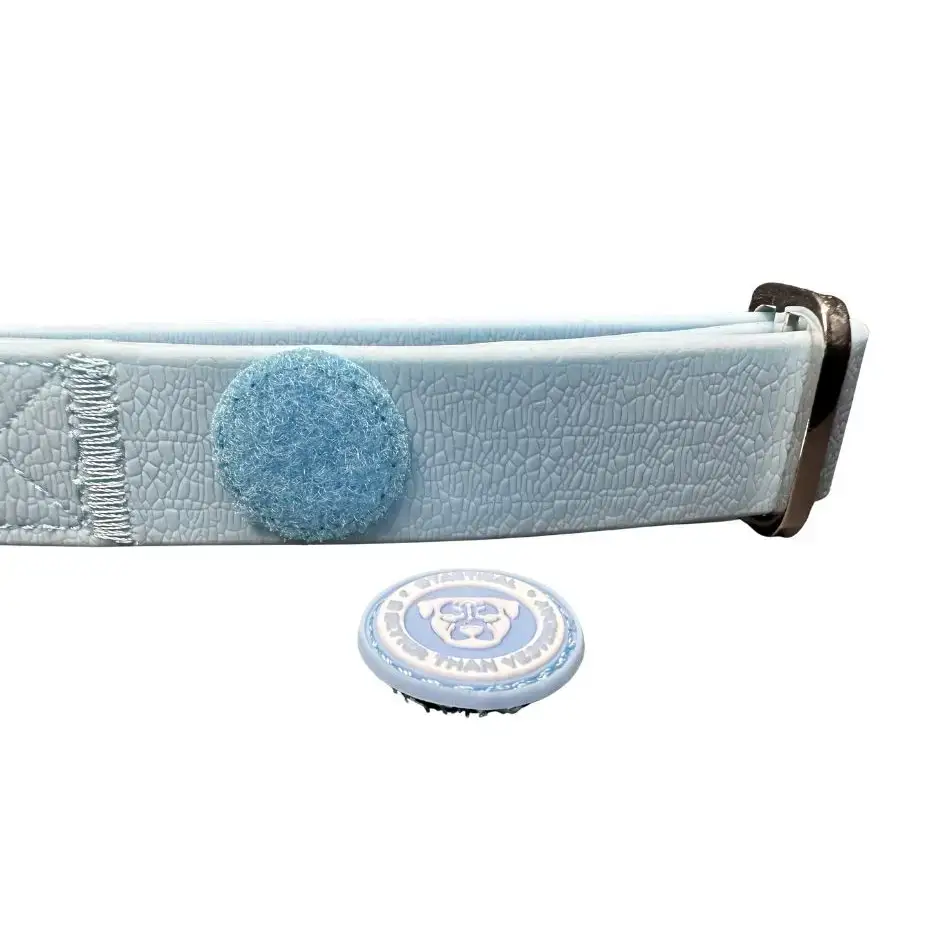 2.5cm PVC BTactical™ Collar | Pastel Blue Small Dog Collar