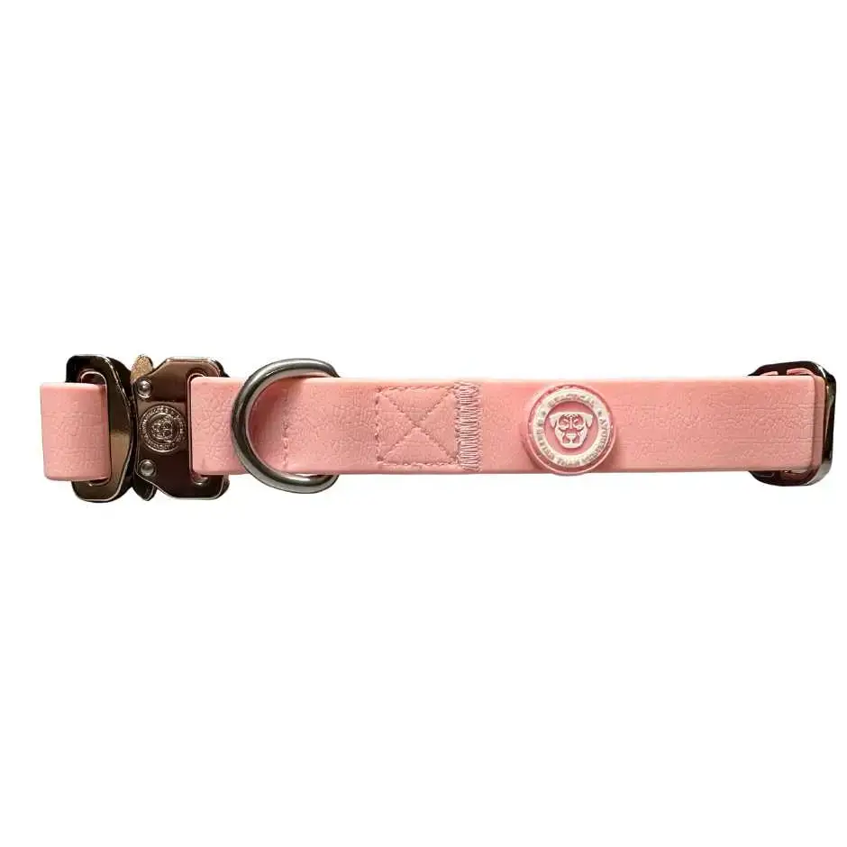 2.5cm PVC BTactical™ Collar | Pastel Pink Small Dog Collar
