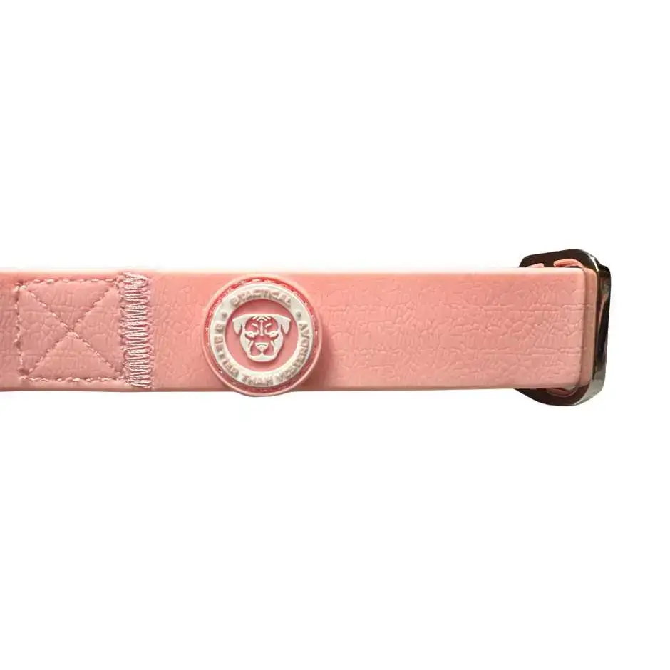 2.5cm PVC BTactical™ Collar | Pastel Pink Small Dog Collar