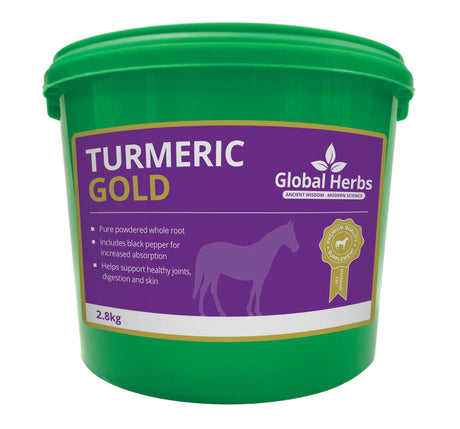Global Herbs Turmeric Gold Equine Joint Supplements Barnstaple Equestrian Supplies