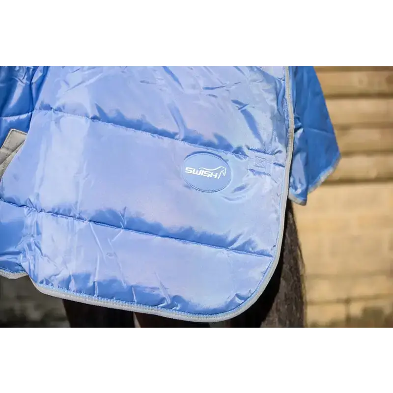 Swish 200g Stable Rug With Detachable Neck - Cornflower 4'3 Stable Rugs