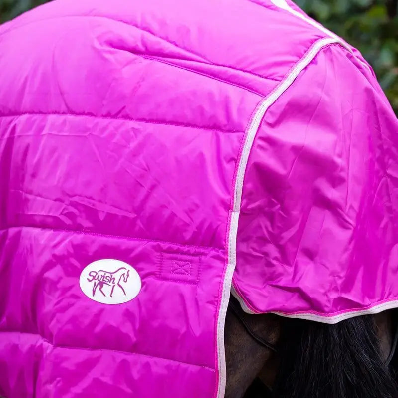 Swish 450g Stable Rug With Detachable Neck - Mulberry 4'3 Stable Rugs