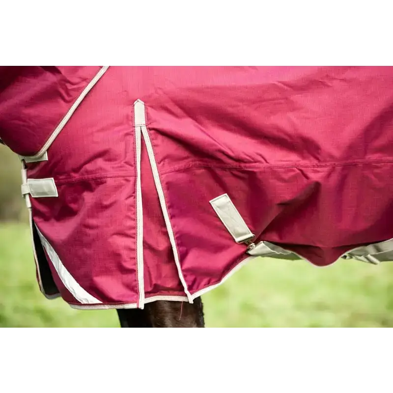 Swish 450g Ultimate Heavyweight Turnout Rug With Detachable Neck - Burgundy 4'3 Turnout Rugs