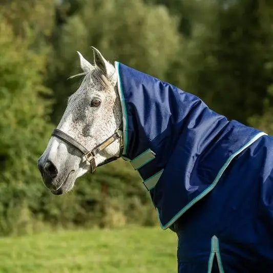 Swish 50g Detachable Neck Turnout Rug - Navy 4'3 Turnout Rugs