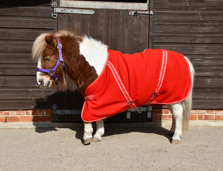 Rhinegold Mini Fleece Rug Red Fleece Rugs Barnstaple Equestrian Supplies