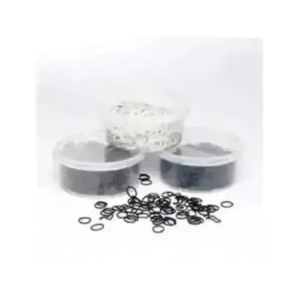 800 approx Plaiting Bands In Re-Usable Container White Plaiting Bands