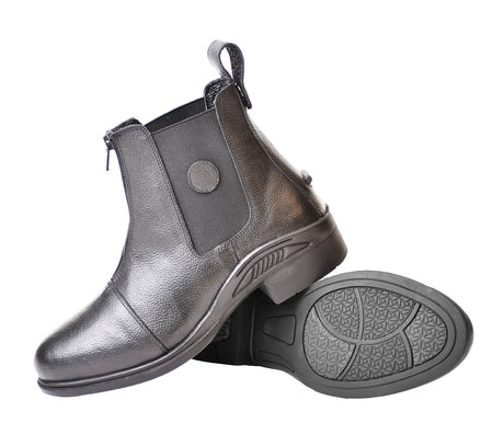 Rhinegold Childs Toronto Zip Front Paddock Boot Short Riding Boots Barnstaple Equestrian Supplies