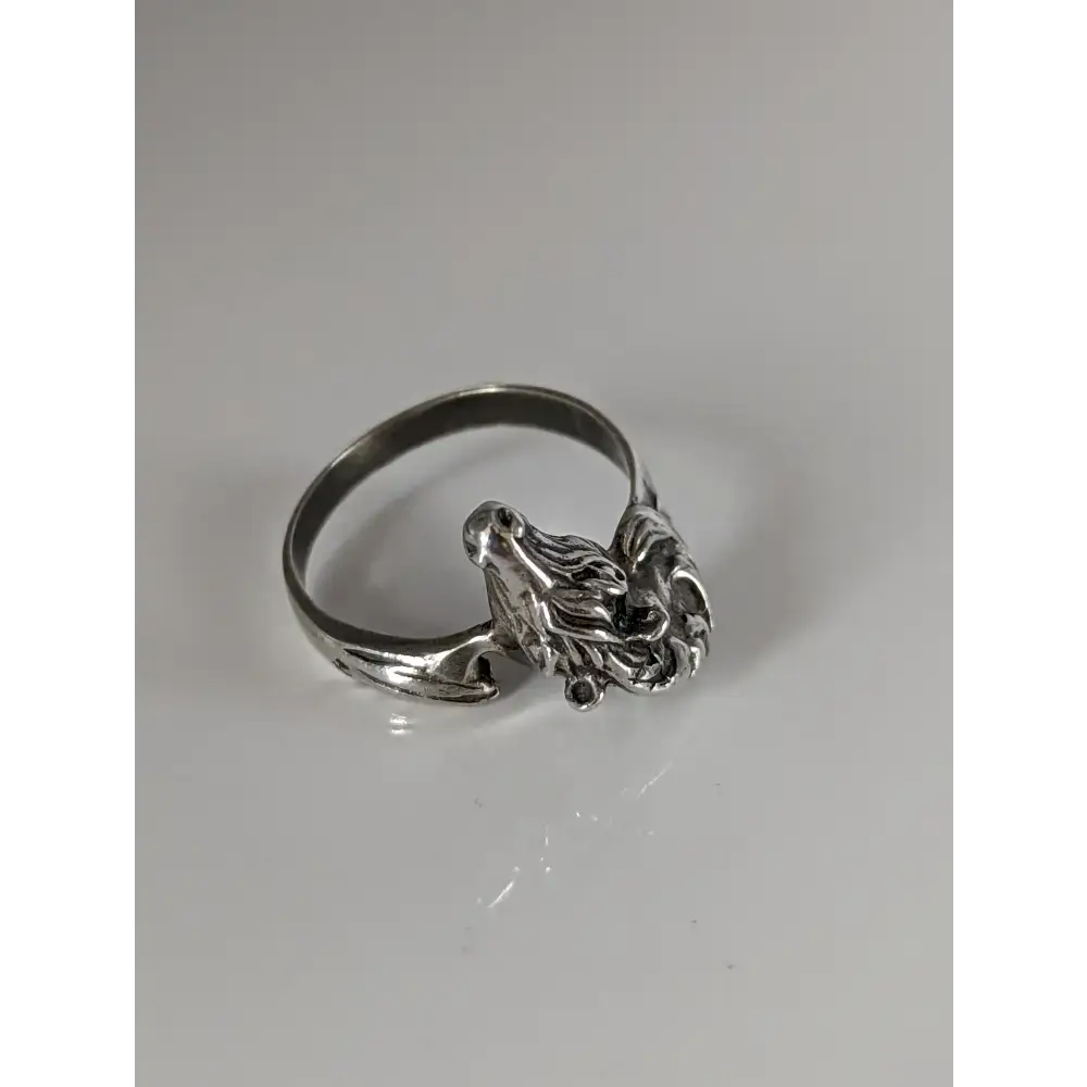 925 Silver Steed Horse Head Ring – Bold Equestrian Statement for Him or Her G Rings