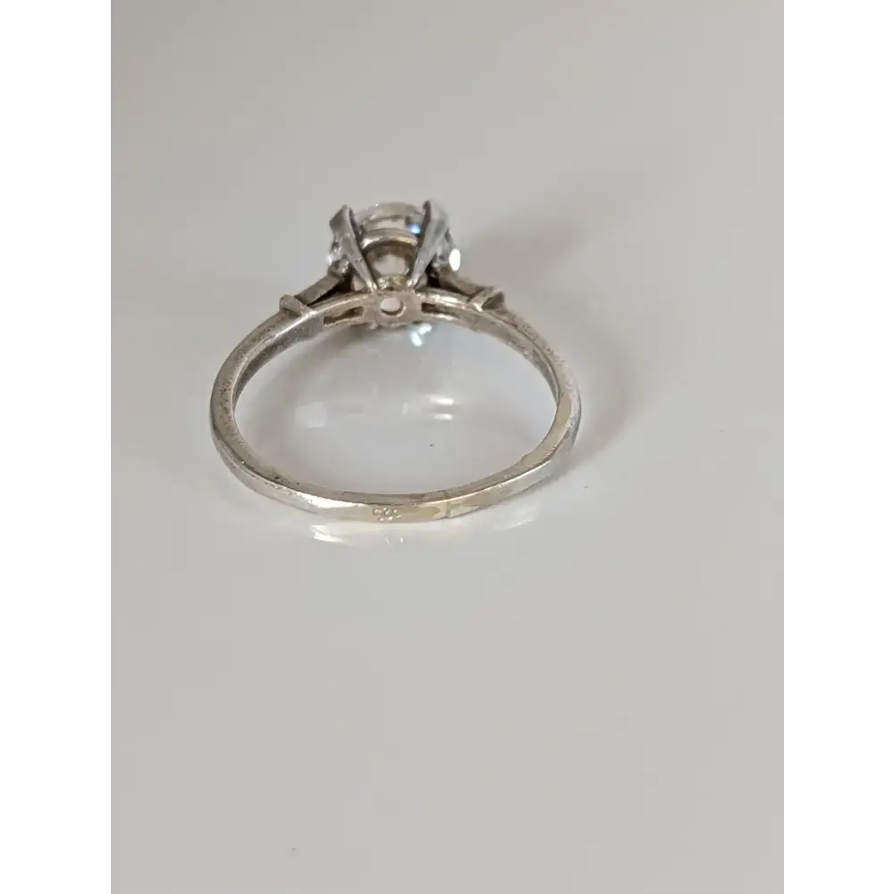 925 Silver Zirconia Ring – Handmade Elegant Sparkle for Any Occasion G Rings