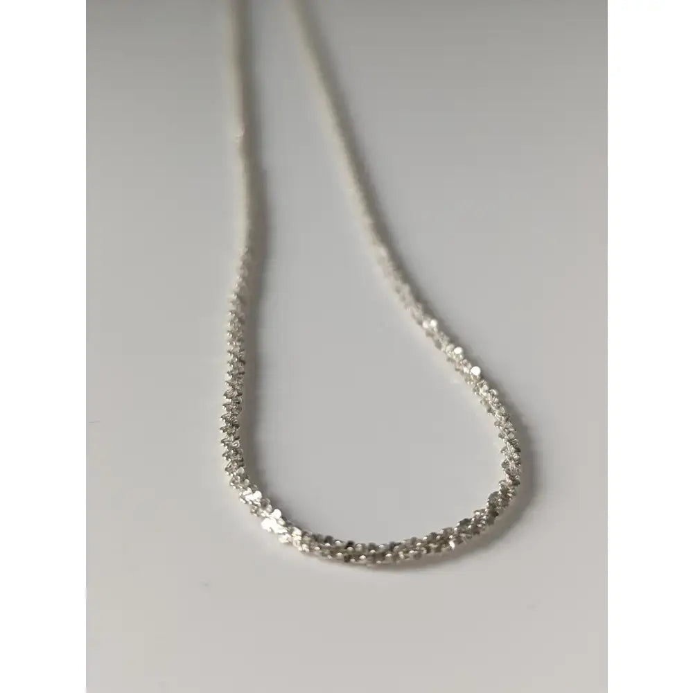 A delicate twisted sterling silver chain from the 925 collection crafted in small artisan batches for timeless jewellery