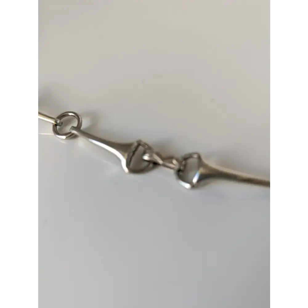925 Sterling Silver Snaffle Bit Bracelet – Handmade Equestrian Jewellery Bracelets