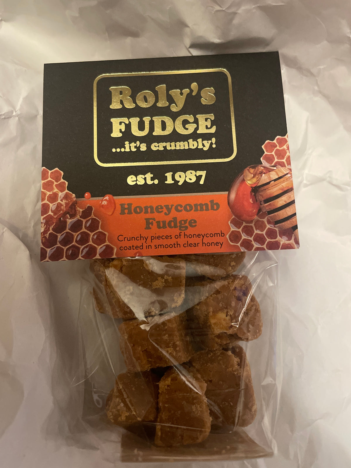 Roly's Fudge Honeycomb Fudge Made In Barnstaple