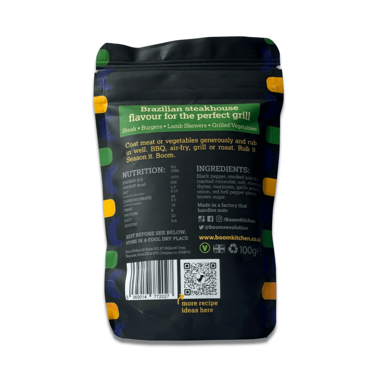 Boom Kitchen Brazilian Churrasco Meat Rub