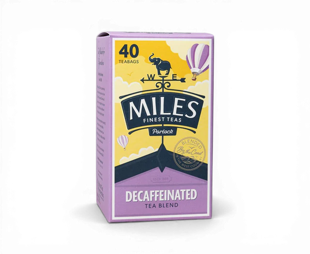 Miles Tea & Coffee Decaffeinated Teabags