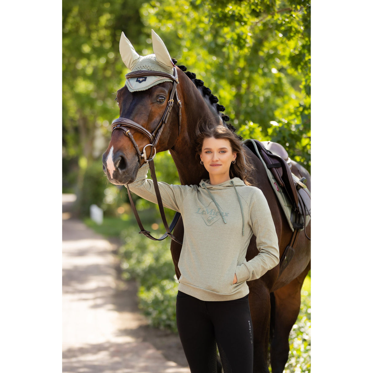 Lemieux Marie Hoodie Fern Jumpers & Hoodies Barnstaple Equestrian Supplies