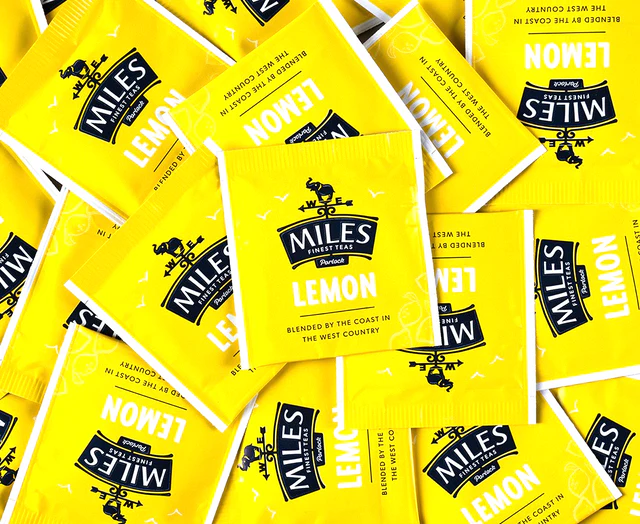 Miles Tea & Coffee Lemon Envelope Teabags