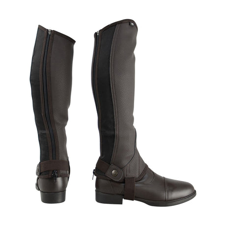 Hy Equestrian Synthetic Combi Leather Chaps Riding Chaps Barnstaple Equestrian Supplies