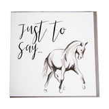 Gubblecote Foiled Greetings Card Horsey Greeting Cards Barnstaple Equestrian Supplies