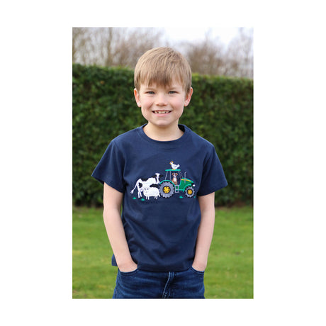 British Country Collection Farmyard Childrens T-Shirt Polo Shirts & T Shirts Barnstaple Equestrian Supplies