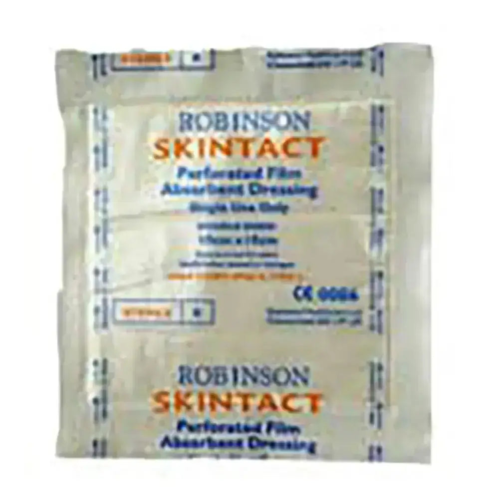 Single-use foil packet of robinsons animalhealthcare perforated film absorbent dressing premium wound dressing