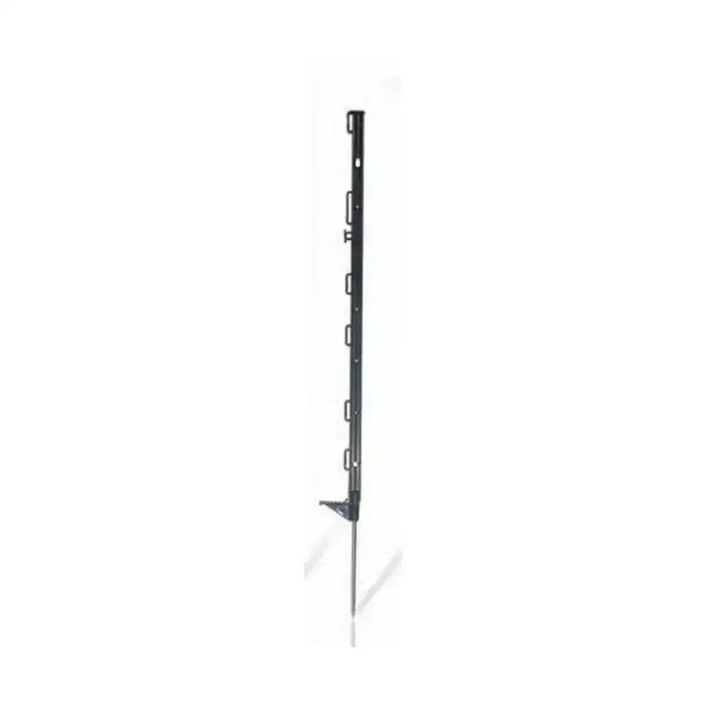 Black metal agrifence easypost garden post with multiple hooks pointed stake light self insulating post pack of 10