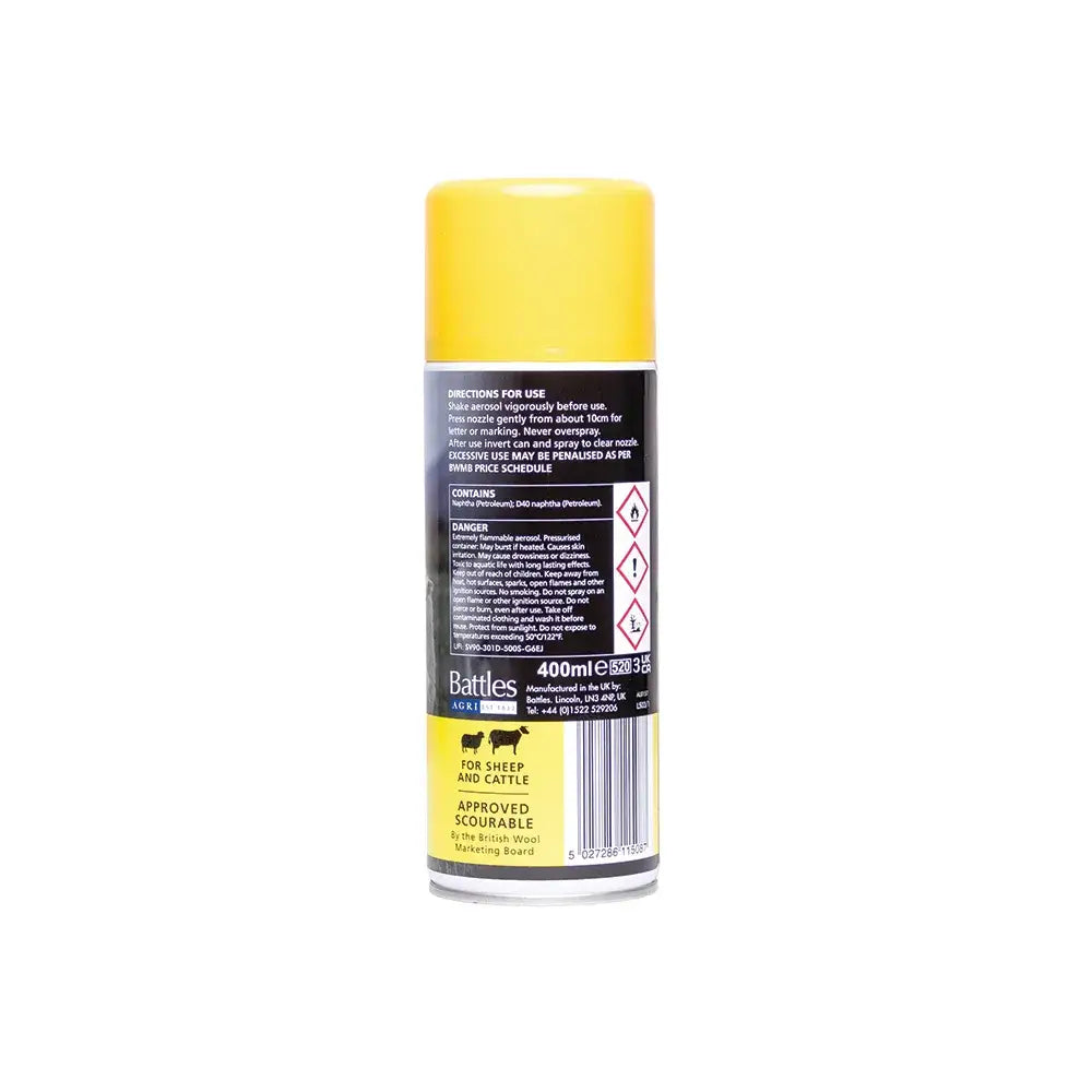 Agrimark Marker Spray Black 400ml Smallholder