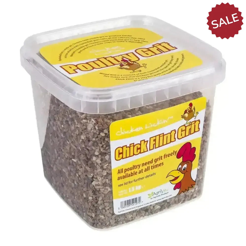 Agrivite Chicken Lickin Chick Flint Grit 1.5kg Poultry Grit
