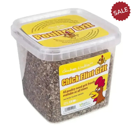 Agrivite Chicken Lickin Chick Flint Grit 1.5kg Poultry Grit
