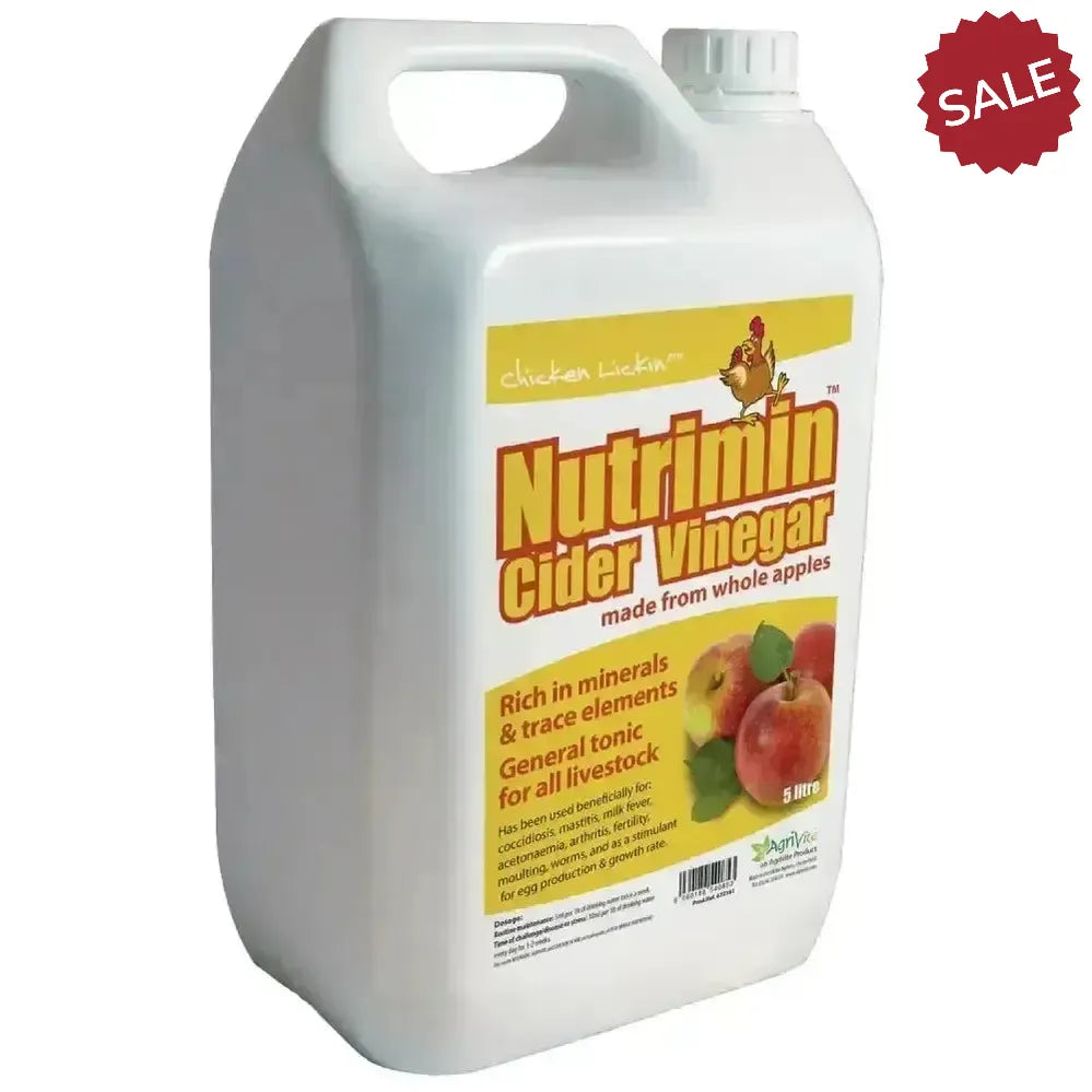 Agrivite Chicken Lickin Nutrimin Cider Vinegar 1 Litre Poultry Supplements