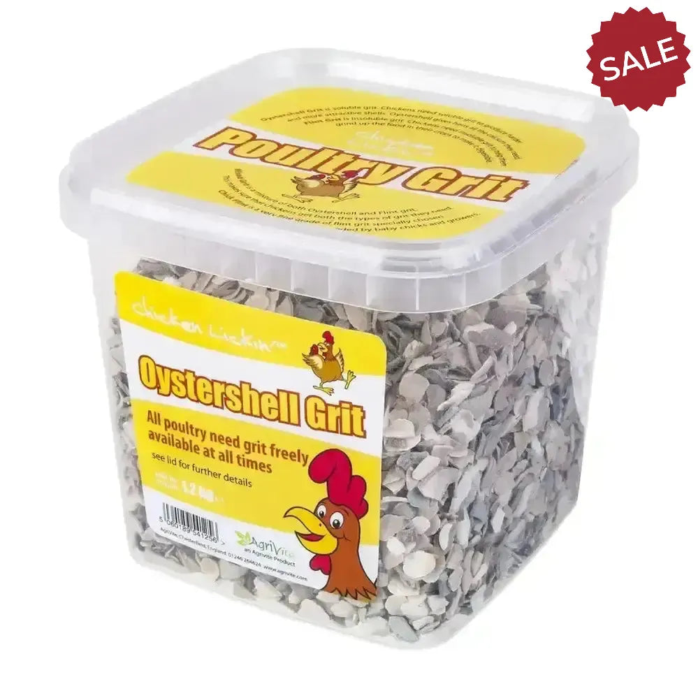 Agrivite Chicken Lickin Oystershell Grit 1.2kg Poultry Grit