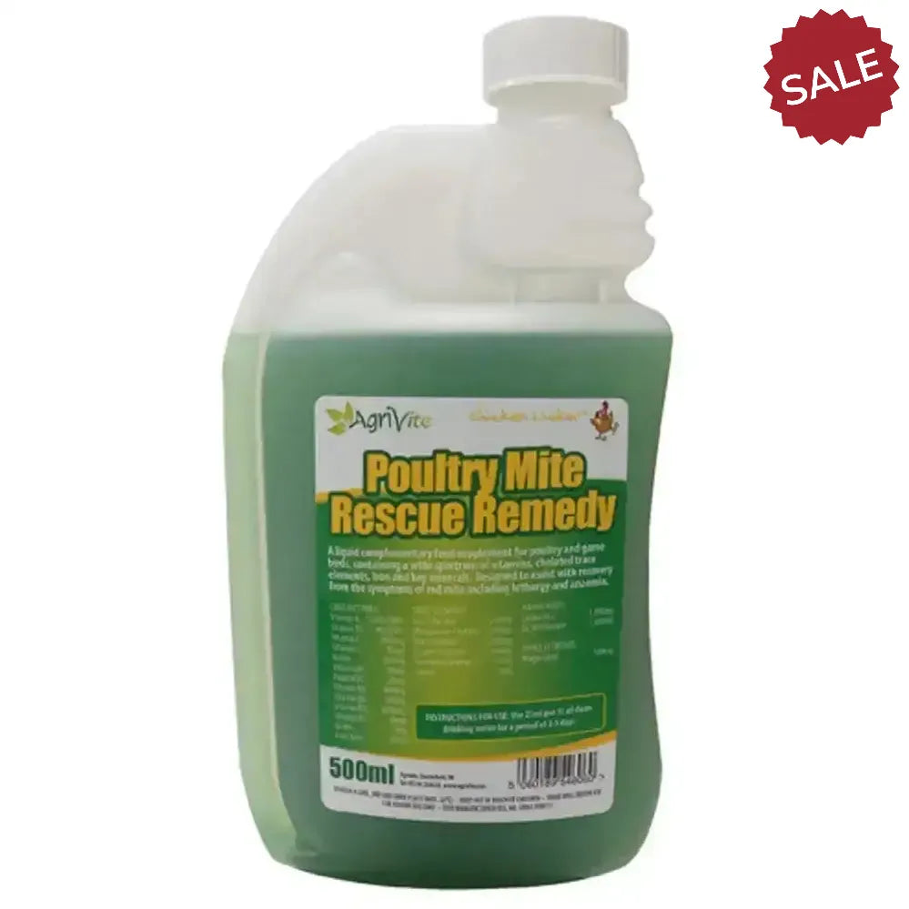 Agrivite Poultry Mite Rescue Remedy 250 ml Poultry Supplements
