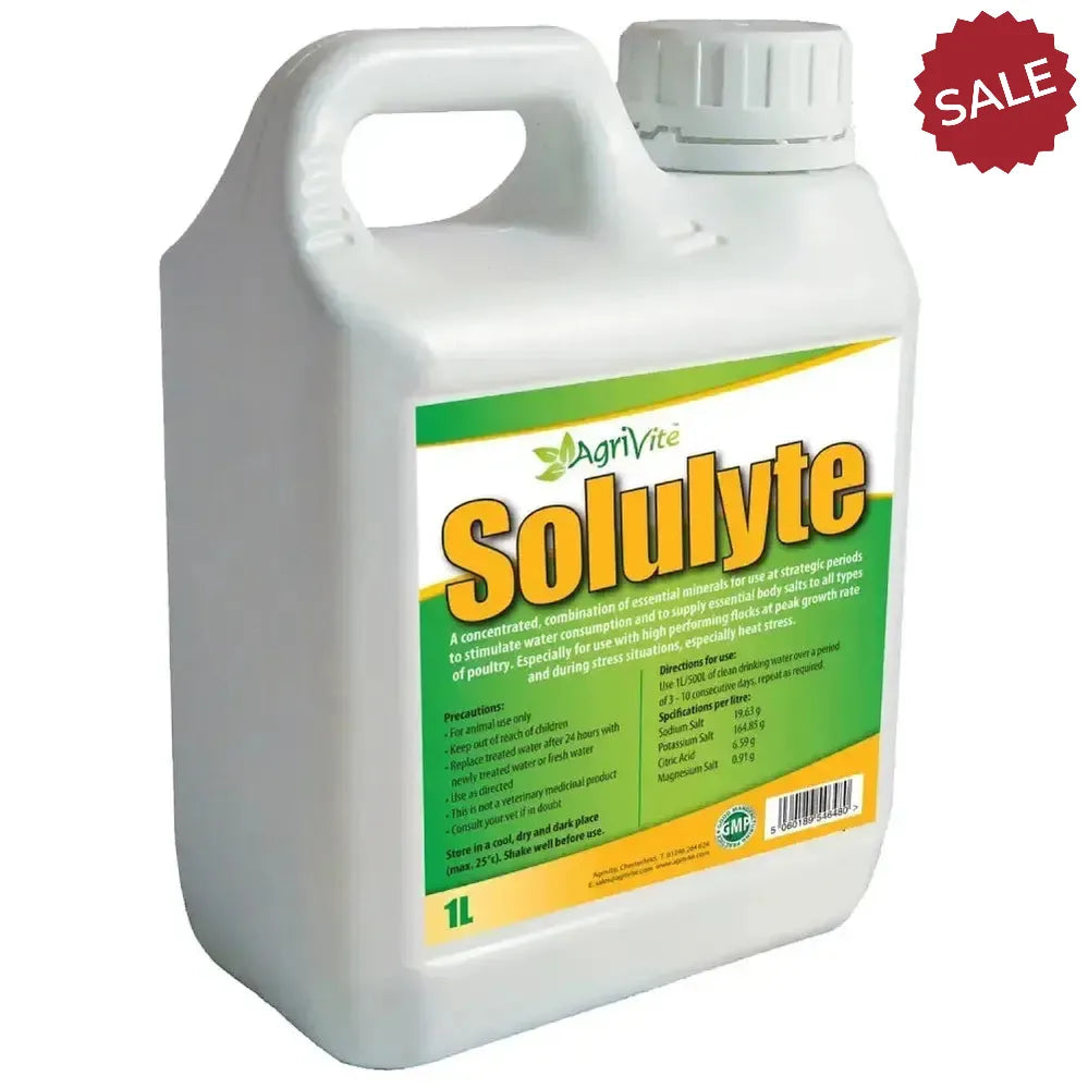 Agrivite Solulyte 1 Litre Poultry Supplements