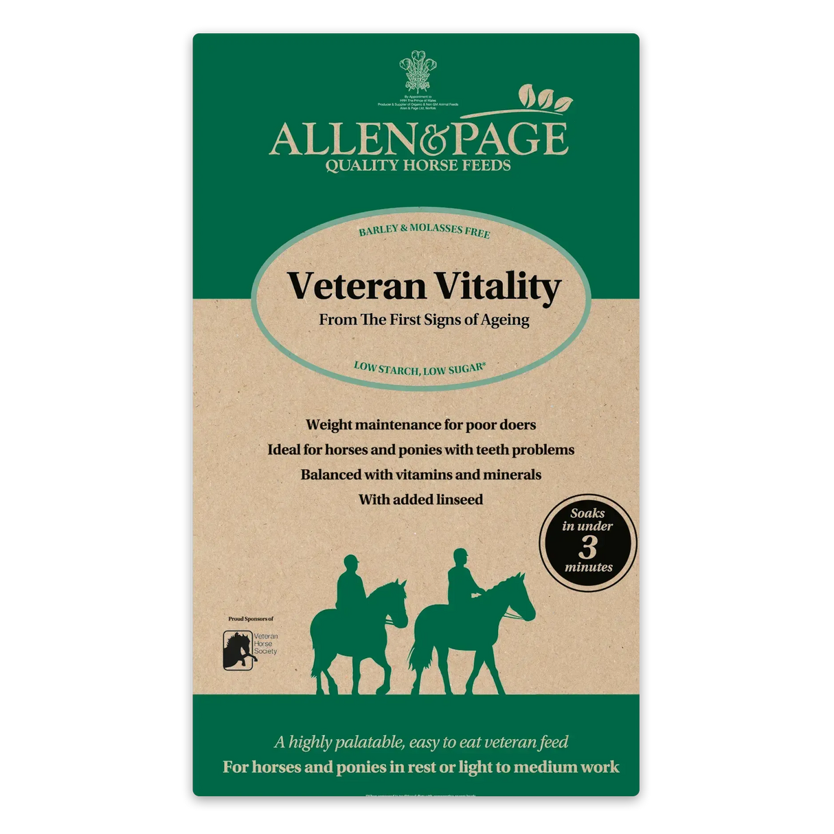 Allen & Page Veteran Vitality Horse Feeds