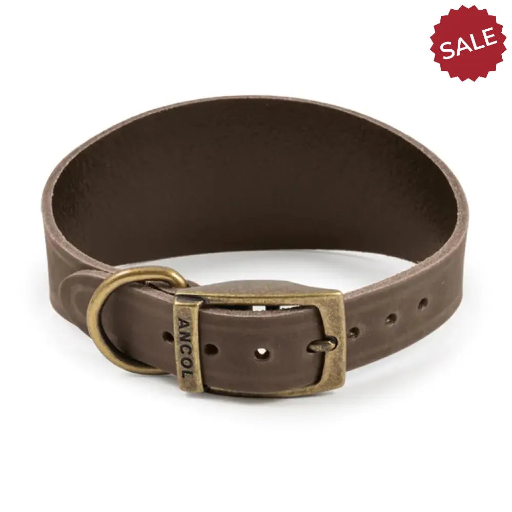 Ancol Greyhound Collar Sable 19" S4-5 Dog Collars