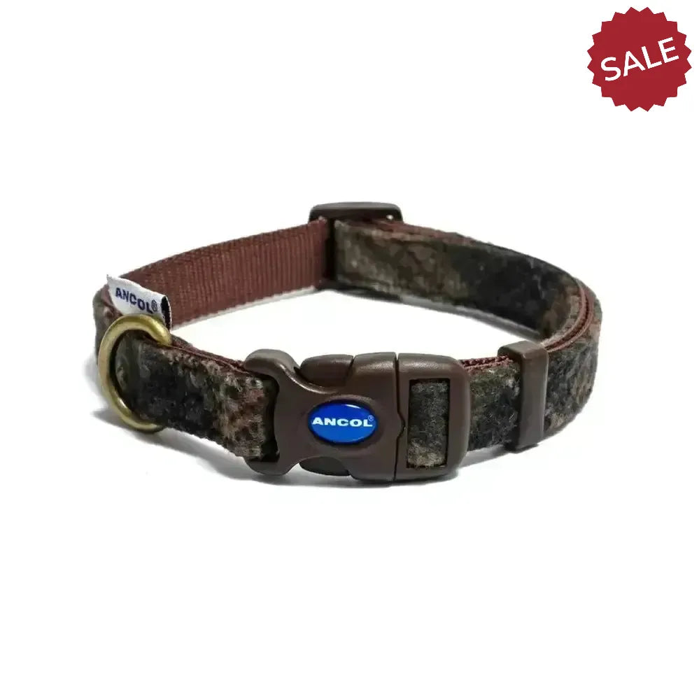Ancol Heritage Collection Adjustable Collar Check 45 - 75 cm Check Dog Collars