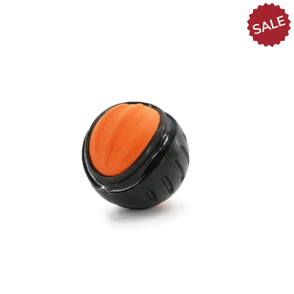 Ancol Jawables Tough Ball Dog Toy 11 cm Black/Orange Dog Toys