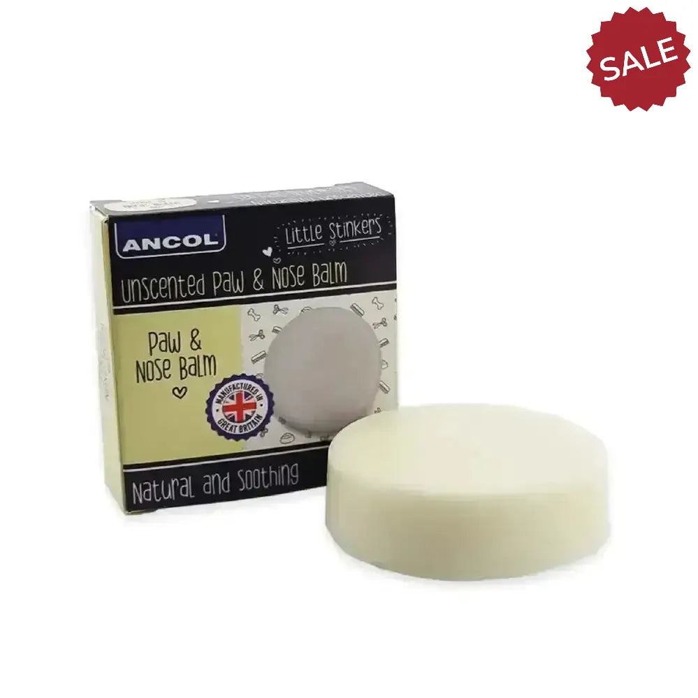 Ancol Little Stickers Unscented Paw & Nose Balm 50g X 6 Pack Dog Skin Care