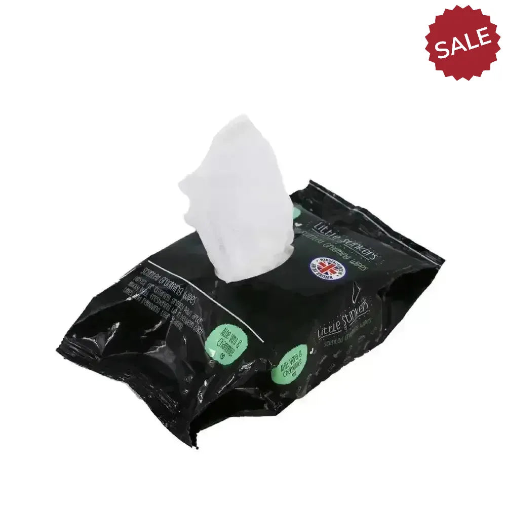 Ancol Little Stinkers Scented Grooming Wipes 40 Wipes Pet Wipes