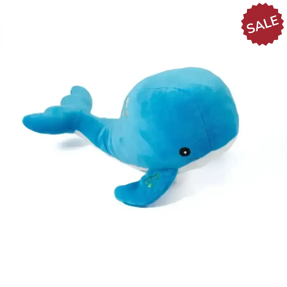 Ancol Made From Cuddler Oshi The Whale Dog Toy Dog Toys