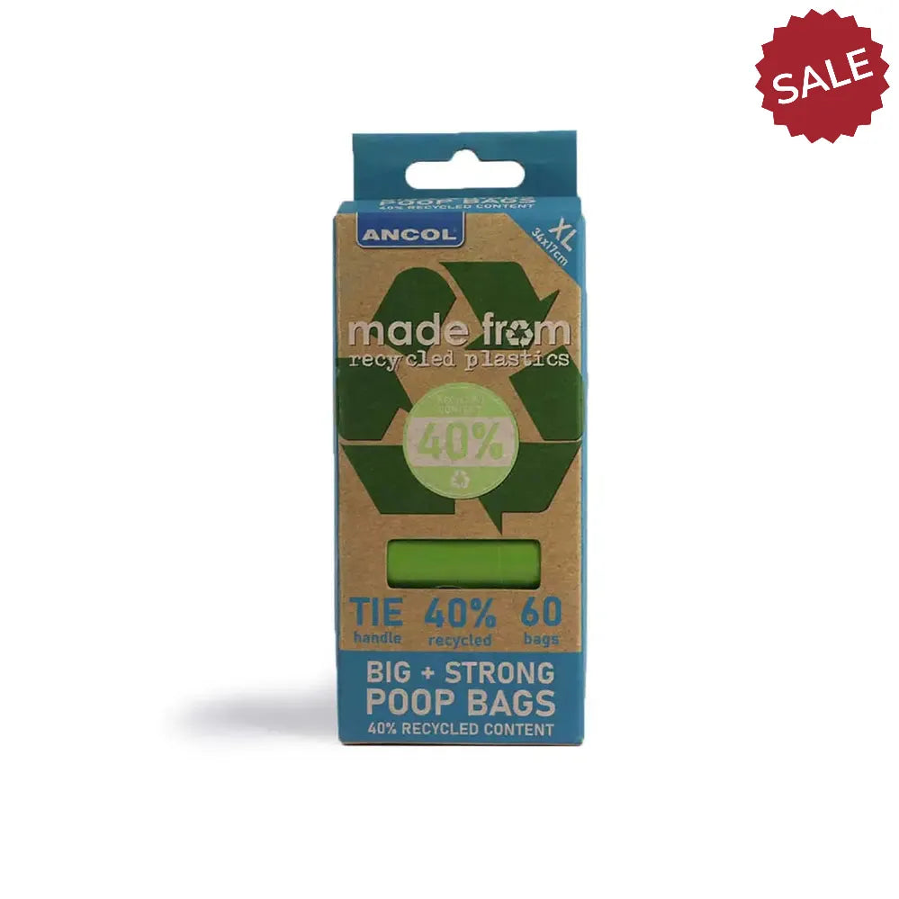 Ancol Made From Rycycled Poo Bag 8 X Refill Pack Poop Bags