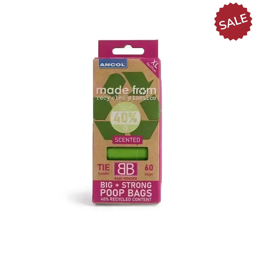 Ancol Made From Scented Poop Bag Refill 18 cm X 34 cm Poop Bags