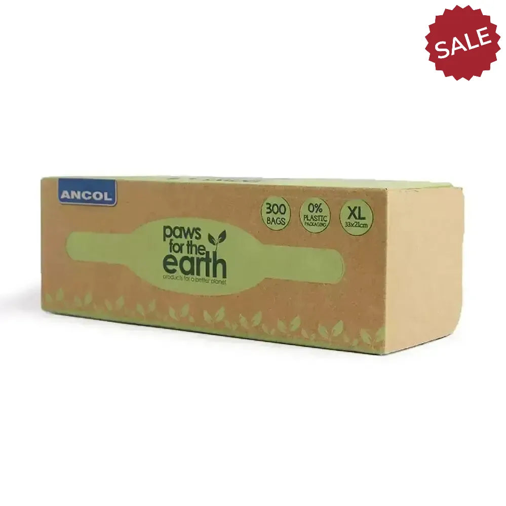 Ancol Paws For The Earth Giant Poop Bag Roll 20 cm X 33 cm Poop Bags