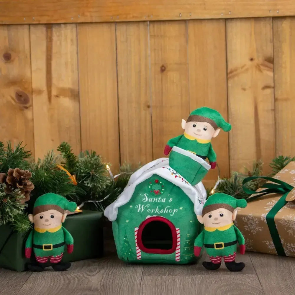 Ancol Santa'S Workshop With Elves 19 cm Dog Toys