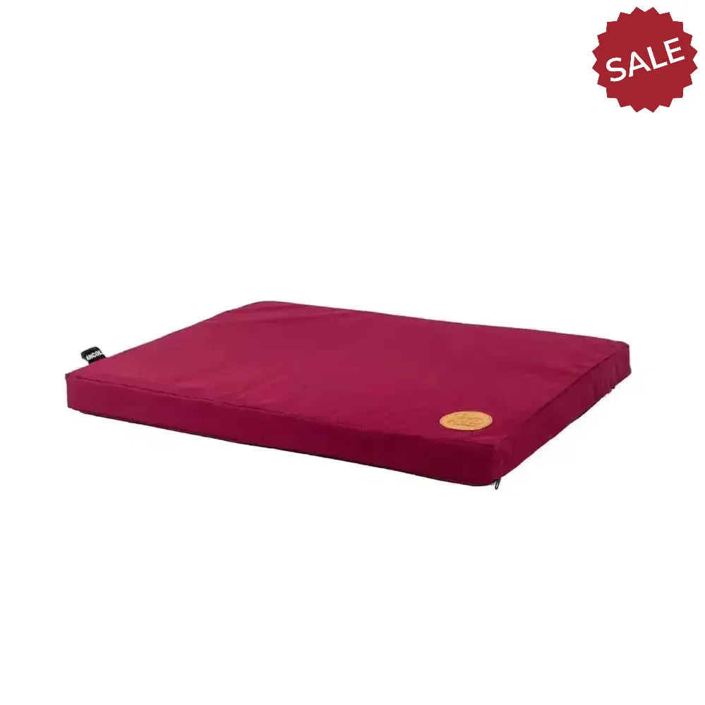 Ancol Sleepy Paws Waterproof Flat Pad Burgundy Small Burgundy Dog Beds