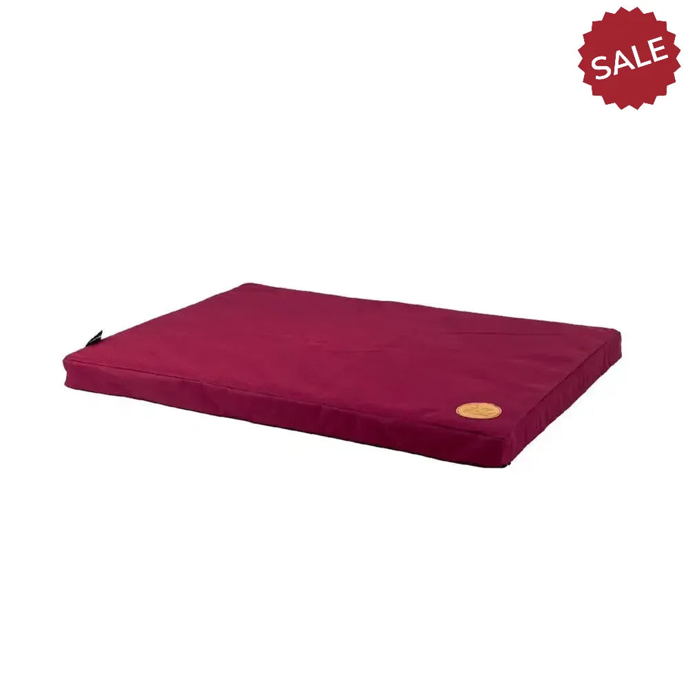 Ancol Sleepy Paws Waterproof Flat Pad Burgundy Small Burgundy Dog Beds